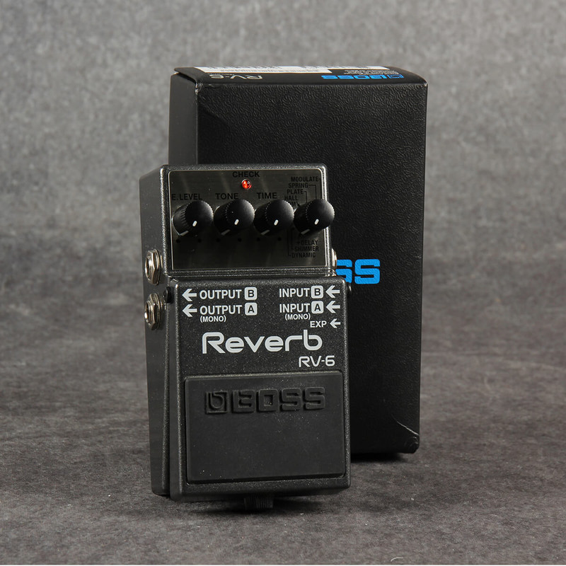 Boss RV-6 Reverb - Boxed - 2nd Hand