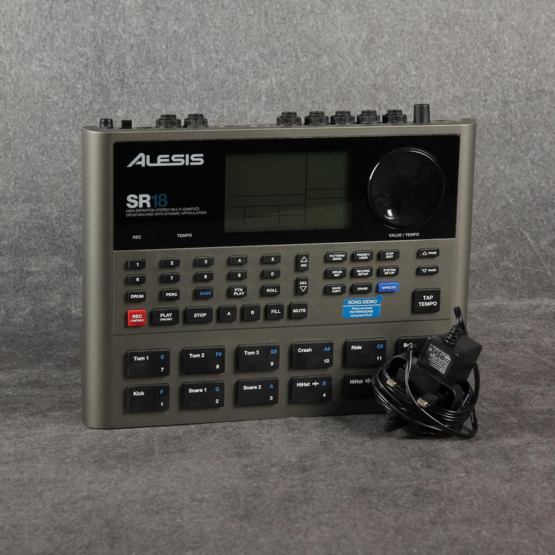 Alesis SR18 Drum Machine - 2nd Hand Alesis SR18 Drum Machine - 2nd Hand