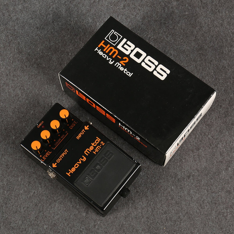 Boss Heavy Metal HM-2 Made in Japan - Boxed - 2nd Hand Boss Heavy Metal HM-2 Made in Japan - Boxed - 2nd Hand