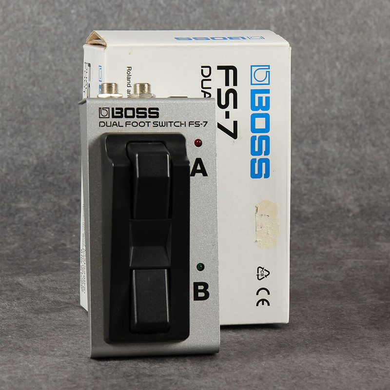 Boss FS-7 Dual Footswitch Pedal - Boxed - 2nd Hand Boss FS-7 Dual Footswitch Pedal - Boxed - 2nd Hand