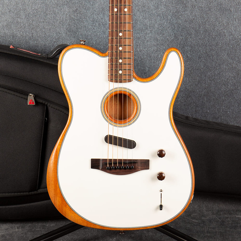 Fender Acoustasonic Player Telecaster - Arctic White - Gig Bag - 2nd Hand Fender Acoustasonic Player Telecaster - Arctic White - Gig Bag - 2nd Hand