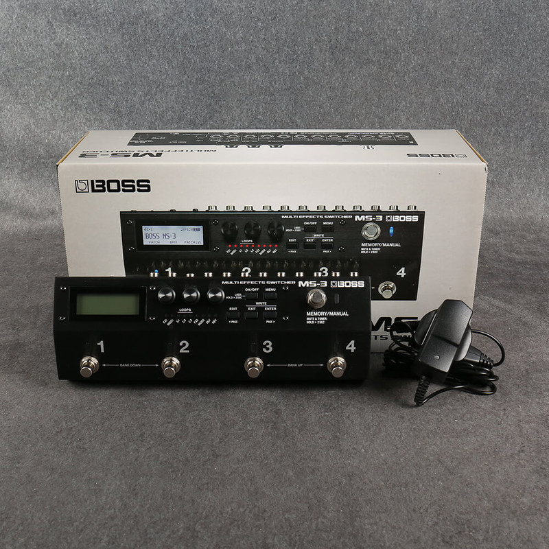 Boss MS-3 Multi Effects Switcher - Box & PSU - 2nd Hand