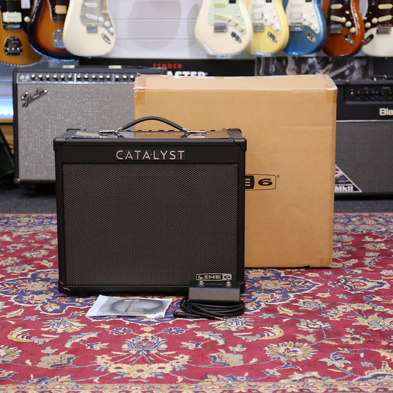 Line 6 Catalyst 60 Combo Modelling Amp - Footswitch - Boxed - 2nd Hand Line 6 Catalyst 60 Combo Modelling Amp - Footswitch - Boxed - 2nd Hand
