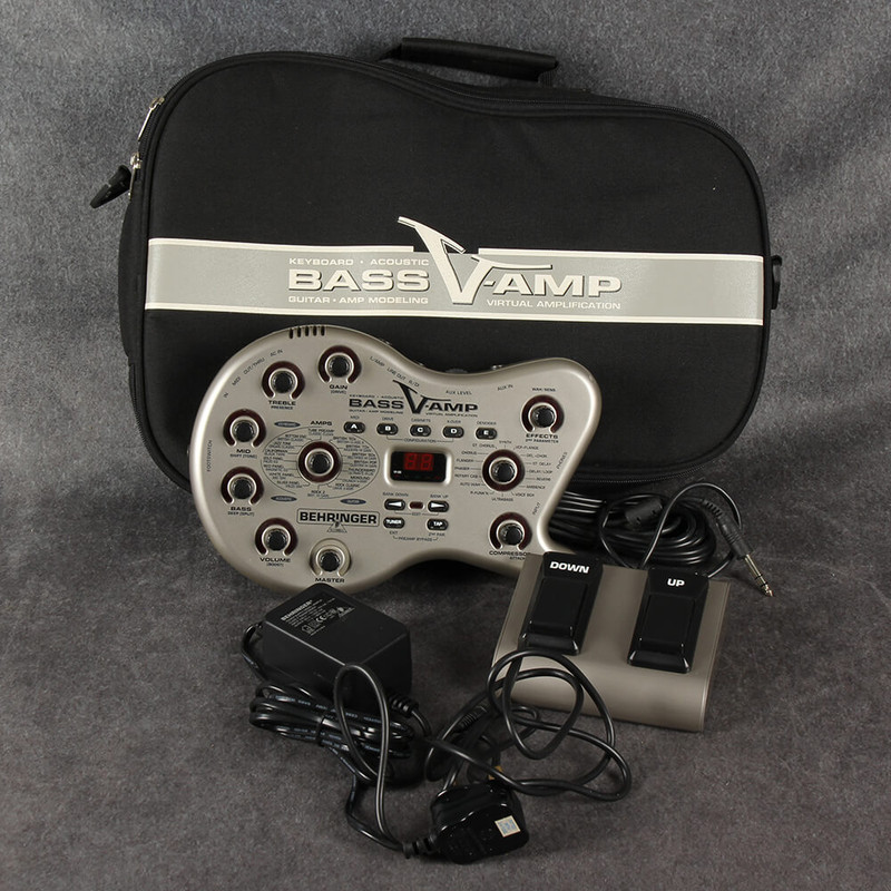 Behringer Bass V-Amp - PSU - Gig Bag - 2nd Hand