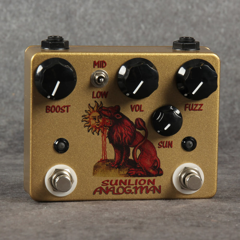 Analogman Sun Lion Fuzz Booster Pedal - 2nd Hand