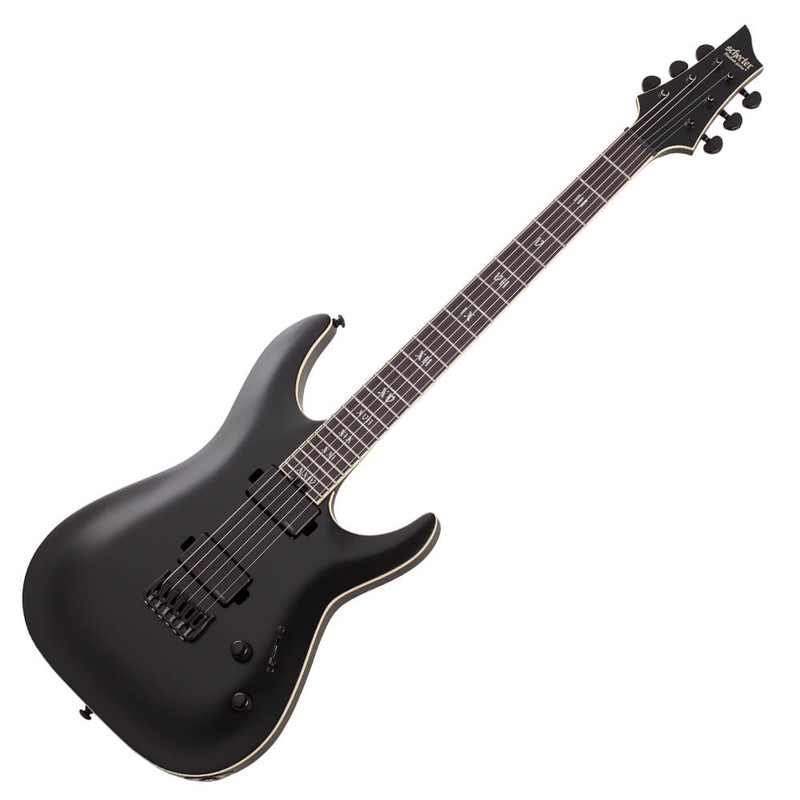 Schecter C-1 SLS Evil Twin - Satin Black Schecter C-1 SLS Evil Twin - Satin Black