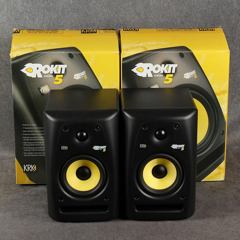 KRK Rokit 5 RPG2 Monitor Speaker Pair - Box & PSU - 2nd Hand KRK Rokit 5 RPG2 Monitor Speaker Pair - Box & PSU - 2nd Hand
