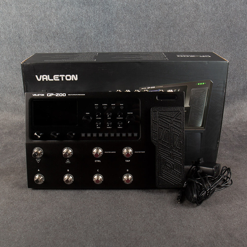 Valeton GP-200 Multi FX Pedal - Box & PSU - 2nd Hand Valeton GP-200 Multi FX Pedal - Box & PSU - 2nd Hand