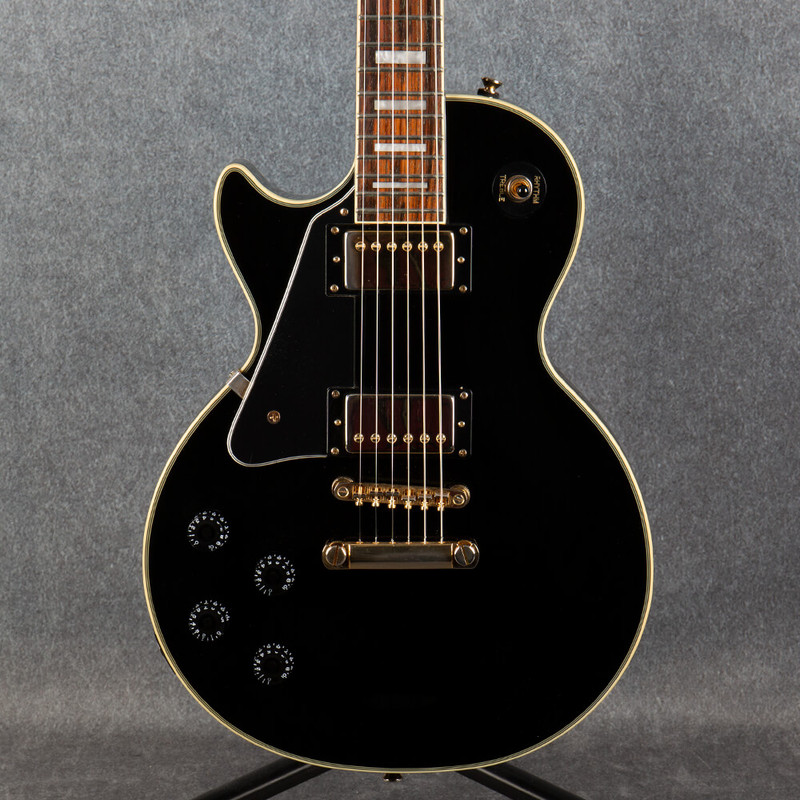 Epiphone Les Paul Custom Pro - Left Handed - Ebony - 2nd Hand