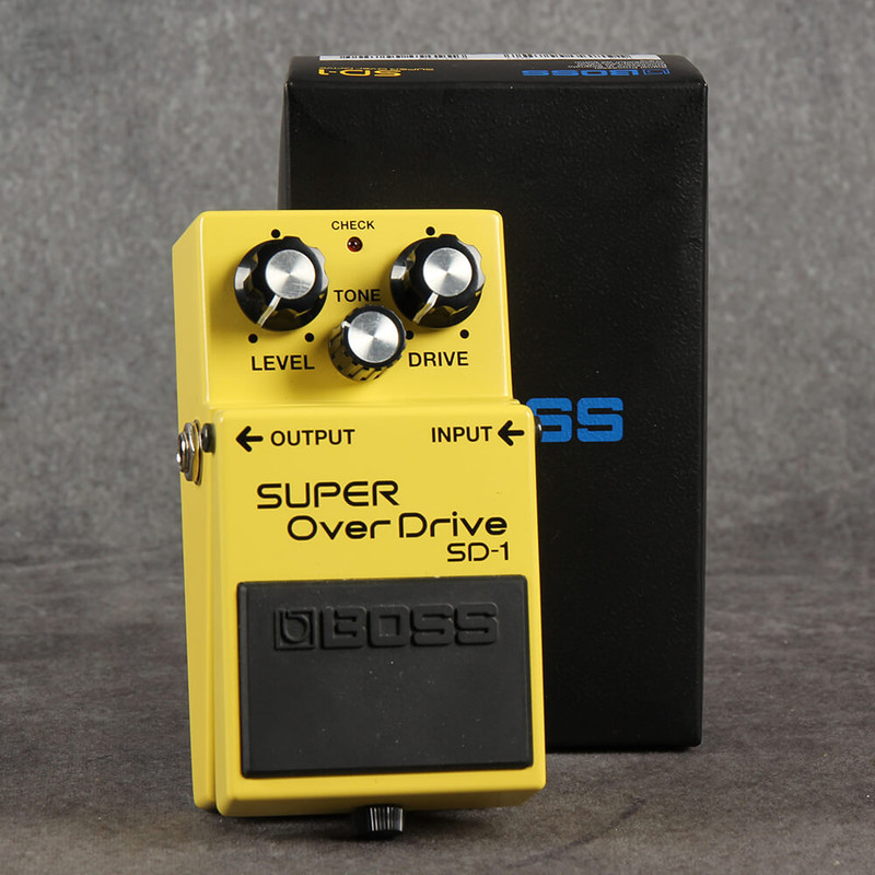 Boss SD-1 Super OverDrive Pedal - Boxed - 2nd Hand