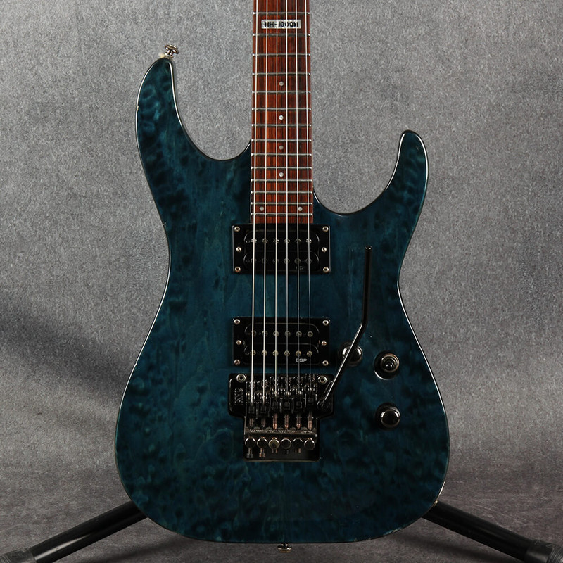 ESP LTD MH-100QM - Blue - 2nd Hand
