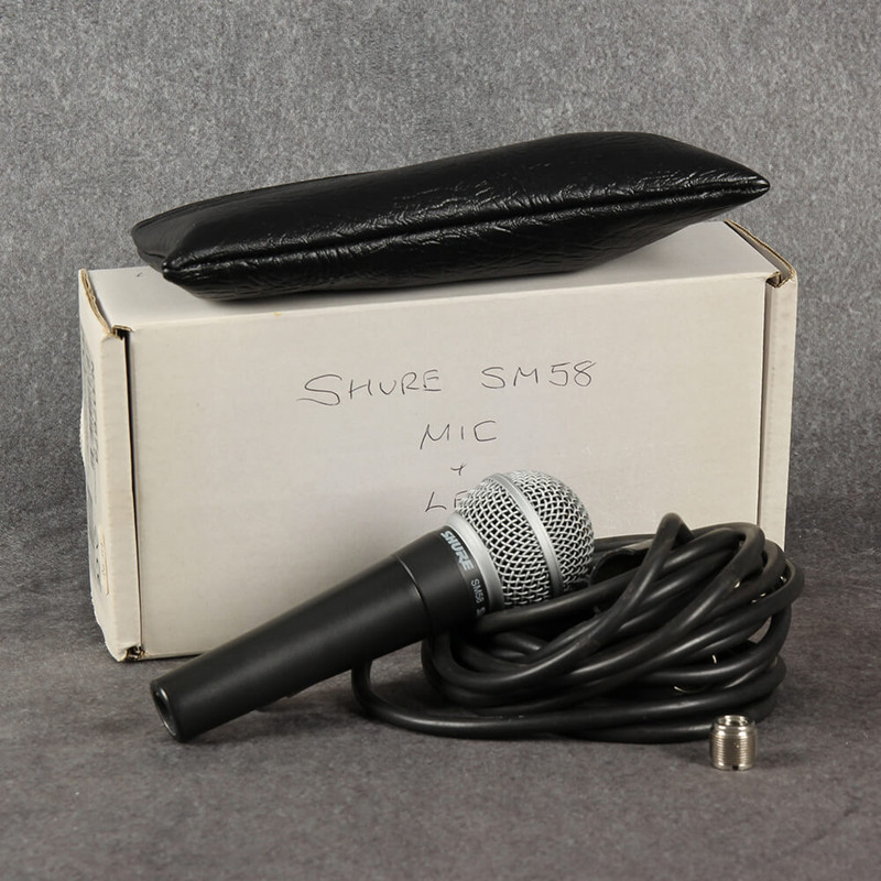 Shure SM58 Microphone - Boxed - 2nd Hand Shure SM58 Microphone - Boxed - 2nd Hand