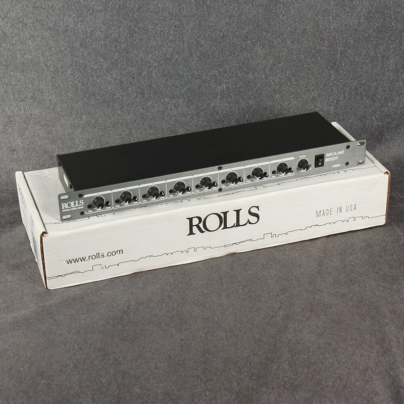 Rolls RM82 8-Channel Mic/Line Mixer - Boxed - 2nd Hand Rolls RM82 8-Channel Mic/Line Mixer - Boxed - 2nd Hand