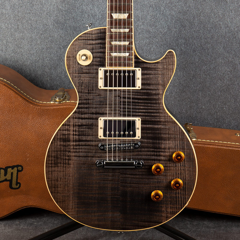 Gibson Les Paul Standard 2016 - Trans Ebony - Hard Case - 2nd Hand