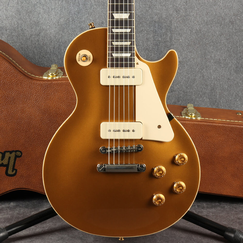 Gibson Les Paul Standard 50s P90 - 2022 - Gold Top - Hard Case - 2nd Hand