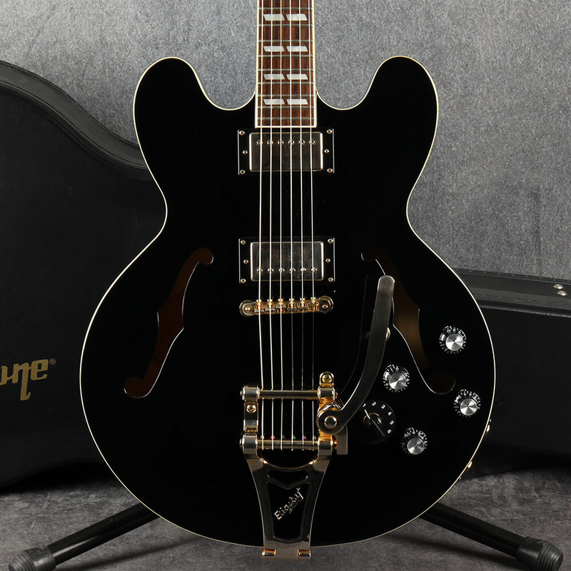 Epiphone ES345 - Black Gold Hardware - Hard Case - 2nd Hand Epiphone ES345 - Black Gold Hardware - Hard Case - 2nd Hand