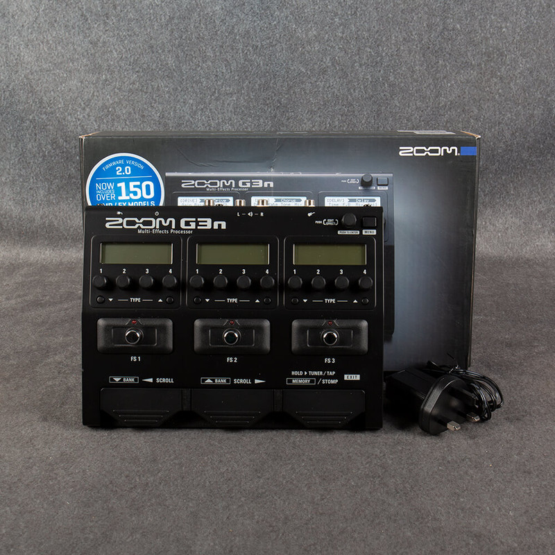 Zoom G3n Guitar Multi-Effects Processor - Box & PSU - 2nd Hand Zoom G3n Guitar Multi-Effects Processor - Box & PSU - 2nd Hand