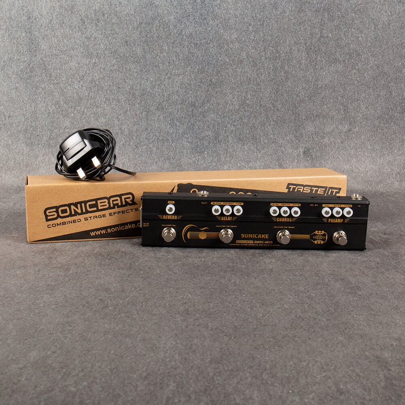 Sonicake Sonic Wood Acoustic Guitar Preamp - Box & PSU - 2nd Hand