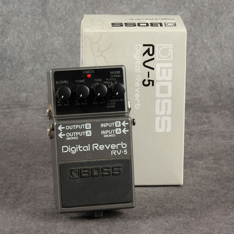 Boss RV-5 Digital Reverb Pedal - Boxed - 2nd Hand (124038) Boss RV-5 Digital Reverb Pedal - Boxed - 2nd Hand (124038)