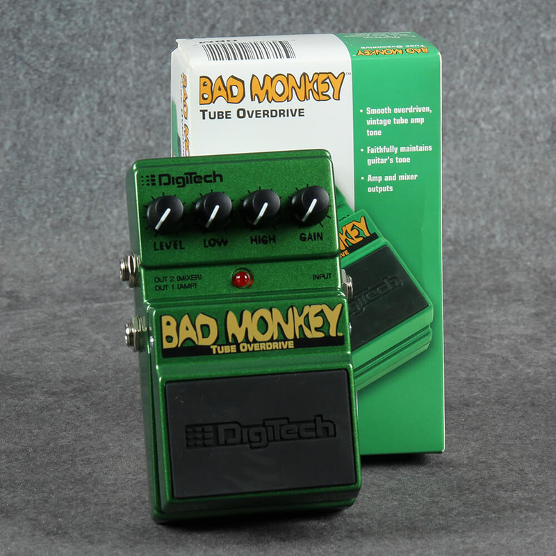 DigiTech Bad Monkey Tube Overdrive Pedal - Boxed - 2nd Hand (124593) DigiTech Bad Monkey Tube Overdrive Pedal - Boxed - 2nd Hand (124593)