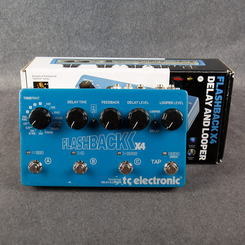 TC Electronic Flashback x4 Delay and Looper Pedal - Boxed - 2nd Hand