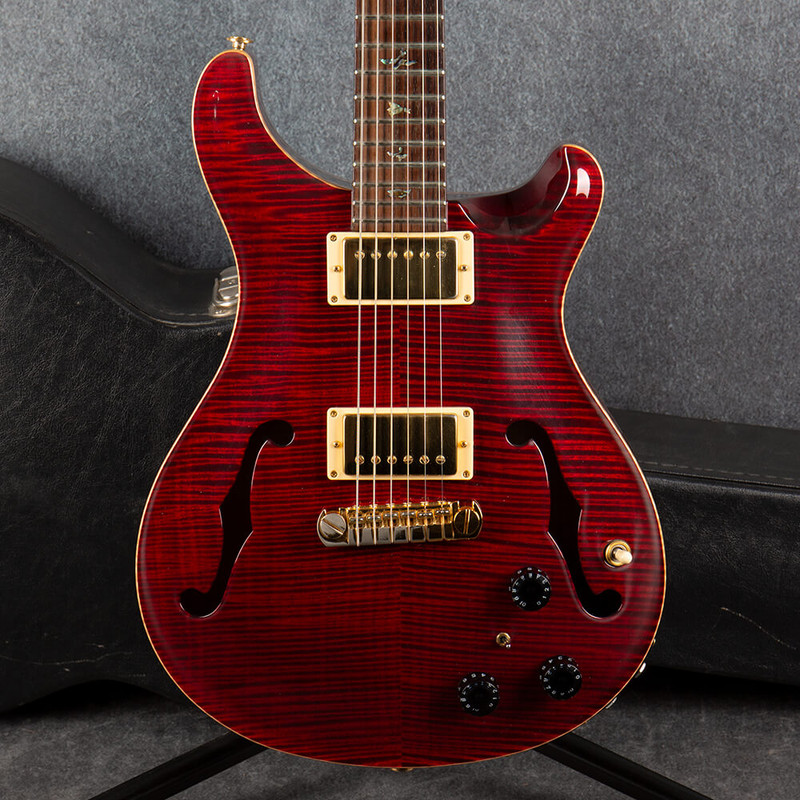 PRS Hollowbody II Piezo Artist Package - Black Cherry - Hard Case - 2nd Hand