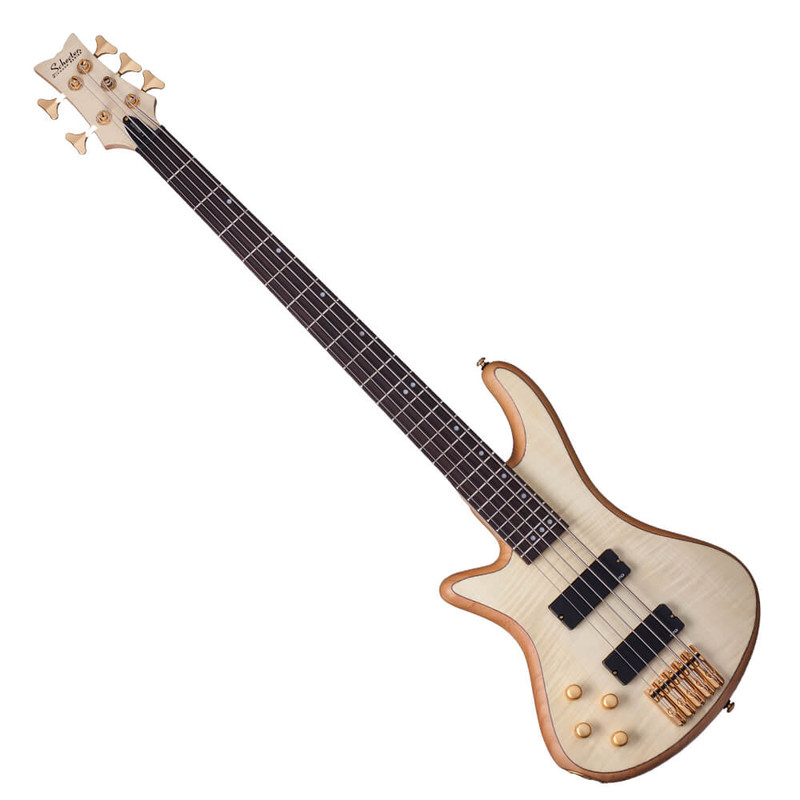 Schecter Stiletto Custom-5 LH - Natural Satin