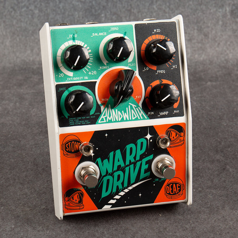 Stone Deaf Warp Drive High-Gain Distortion Pedal - 2nd Hand Stone Deaf Warp Drive High-Gain Distortion Pedal - 2nd Hand
