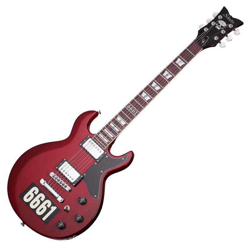 Schecter Zacky Vengeance Custom Reissue - See Thru Cherry Schecter Zacky Vengeance Custom Reissue - See Thru Cherry