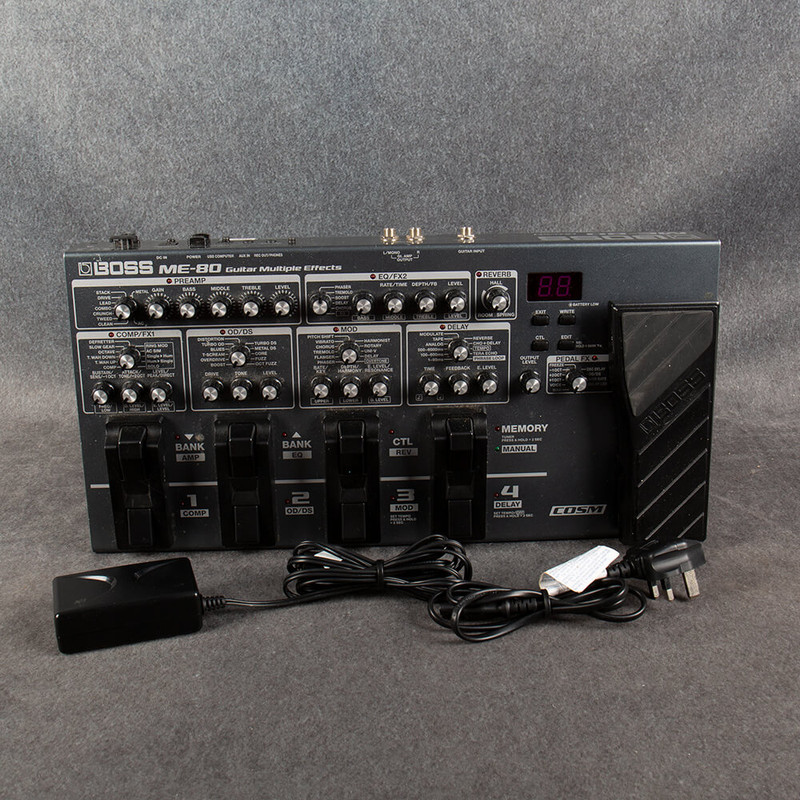 Boss ME-80 Muilti Effects Pedal - PSU - 2nd Hand