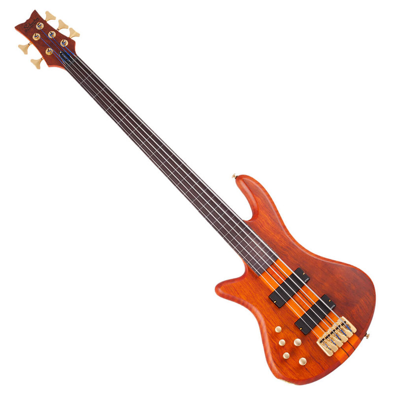 Schecter Stiletto Studio-5 FL LH - Honey Satin