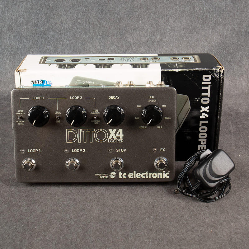 TC Electronic Ditto X4 Looper - Box & PSU - 2nd Hand