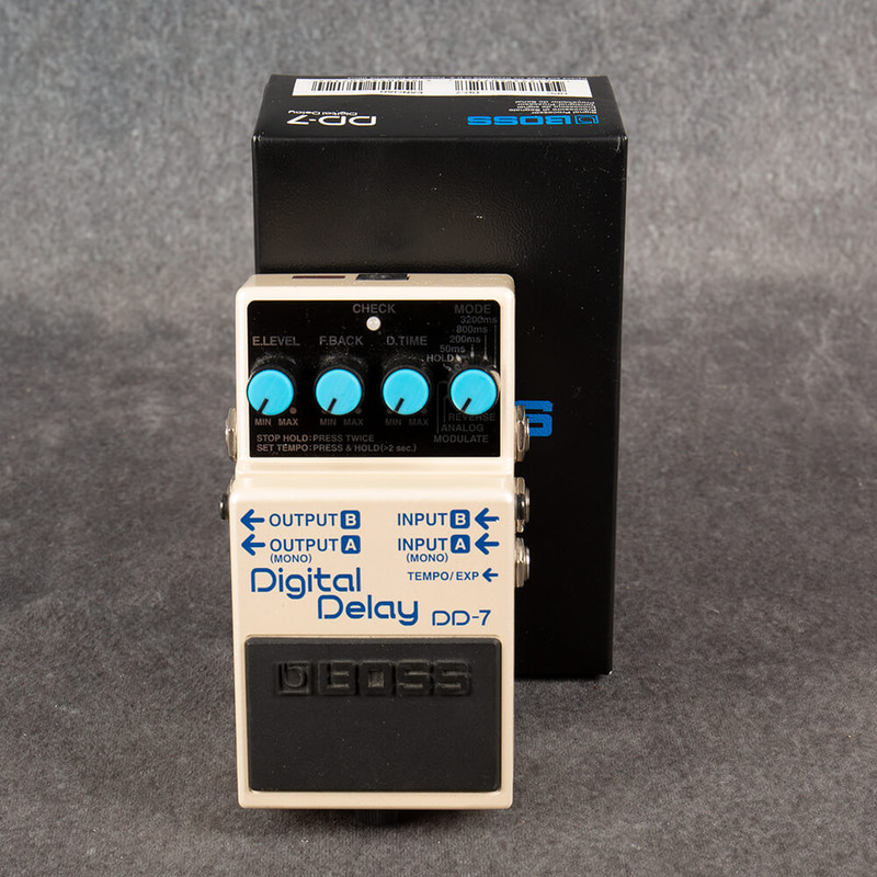 Boss DD-7 Digital Delay Pedal - Boxed - 2nd Hand (125471) Boss DD-7 Digital Delay Pedal - Boxed - 2nd Hand (125471)