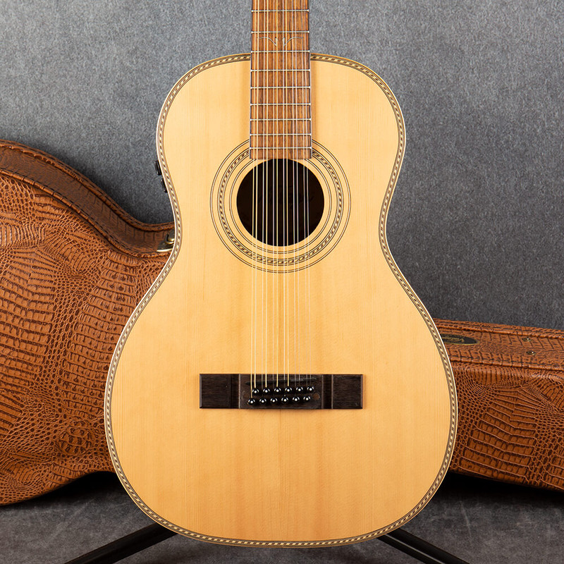 Vintage Paul Brett VE880PB-12 12-String Acoustic - Natural - Case - 2nd Hand Vintage Paul Brett VE880PB-12 12-String Acoustic - Natural - Case - 2nd Hand