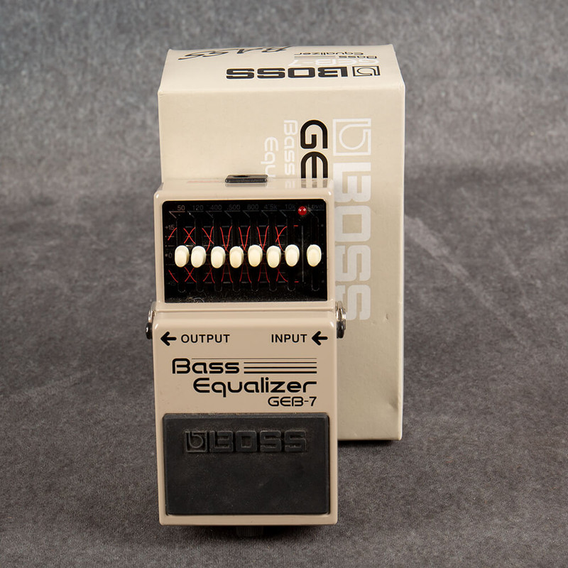 Boss GEB-7 Bass Equalizer - Boxed - 2nd Hand Boss GEB-7 Bass Equalizer - Boxed - 2nd Hand
