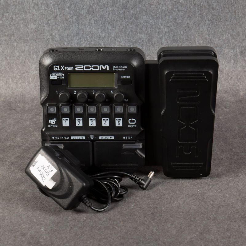 Zoom G1x Four Multi-Effects Pedal - PSU - 2nd Hand