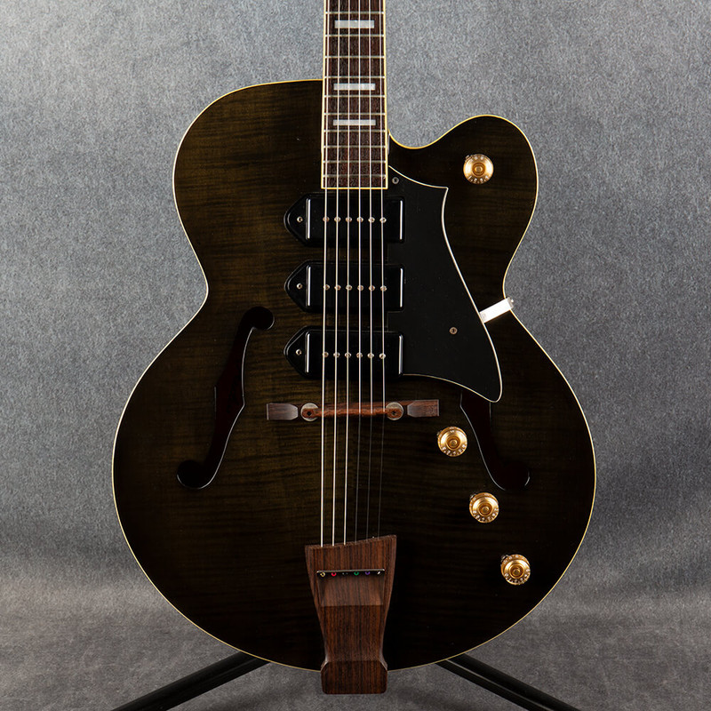 Peerless Wizard Jazz Guitar - Trans Black **COLLECTION ONLY** - 2nd Hand
