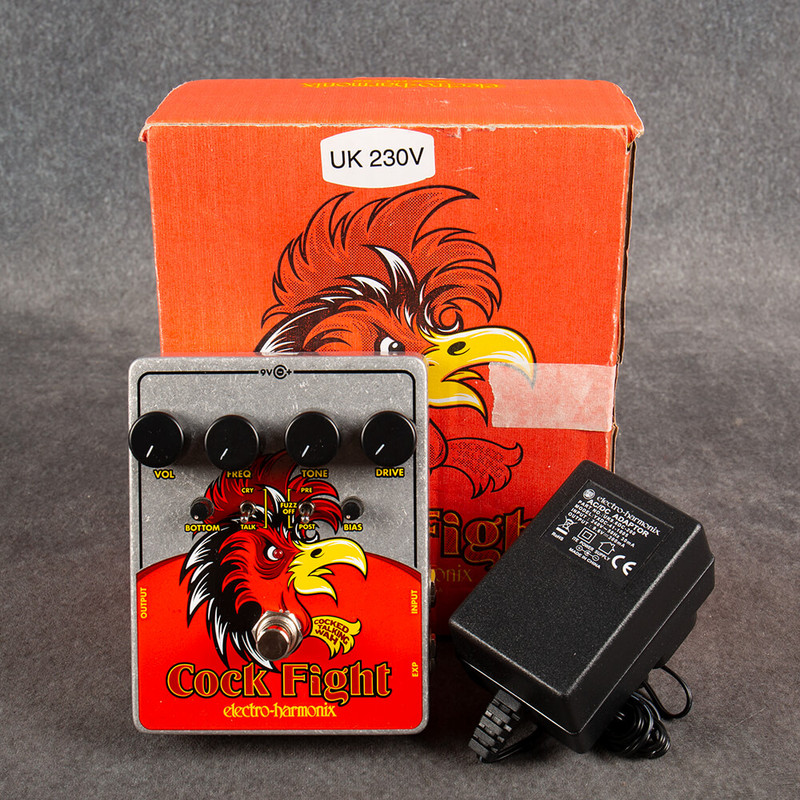 Electro-Harmonix Cock Fight Talking Wah Pedal - Box & PSU - 2nd Hand