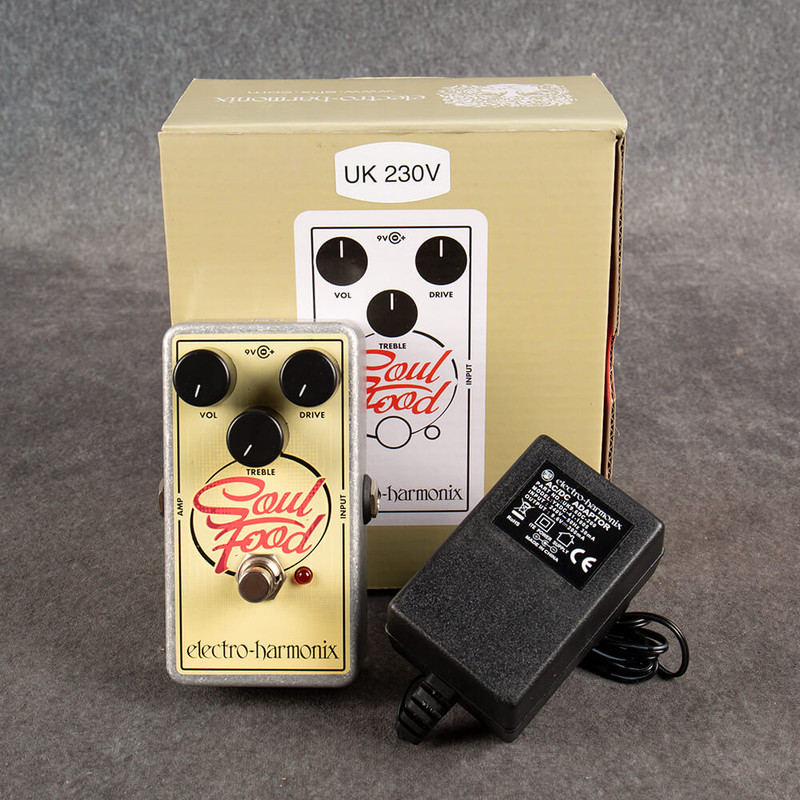 Electro-Harmonix Soul Food Transparent Overdrive - Box & PSU - 2nd Hand