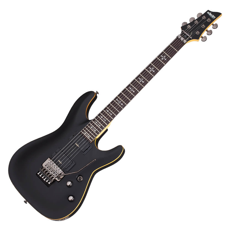 Schecter Demon-6 FR - Aged Black Satin
