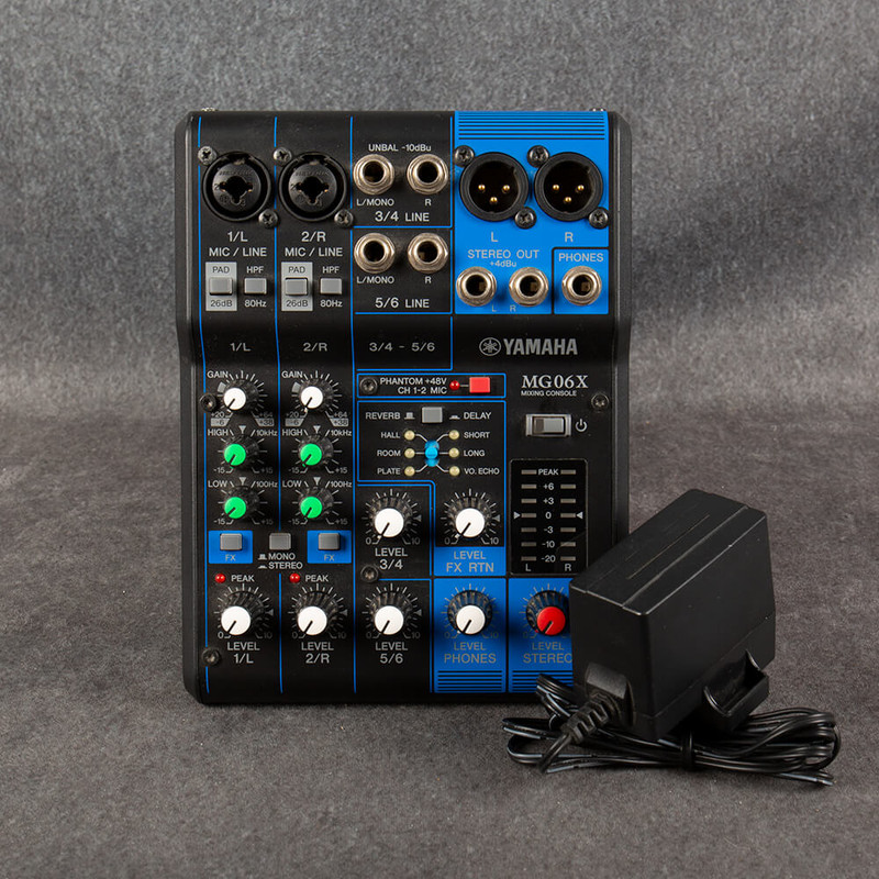 Yamaha MG06X Mixing Console with PSU - 2nd Hand