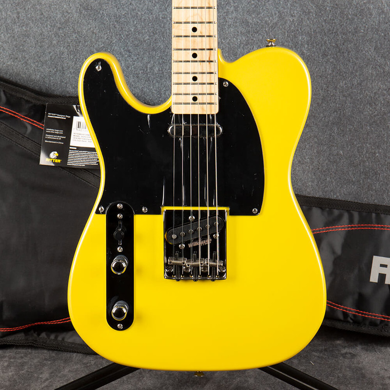 Relevation Vibrant Series RVT Left Handed - Vibrant Yellow - Gig Bag - 2nd Hand Relevation Vibrant Series RVT Left Handed - Vibrant Yellow - Gig Bag - 2nd Hand