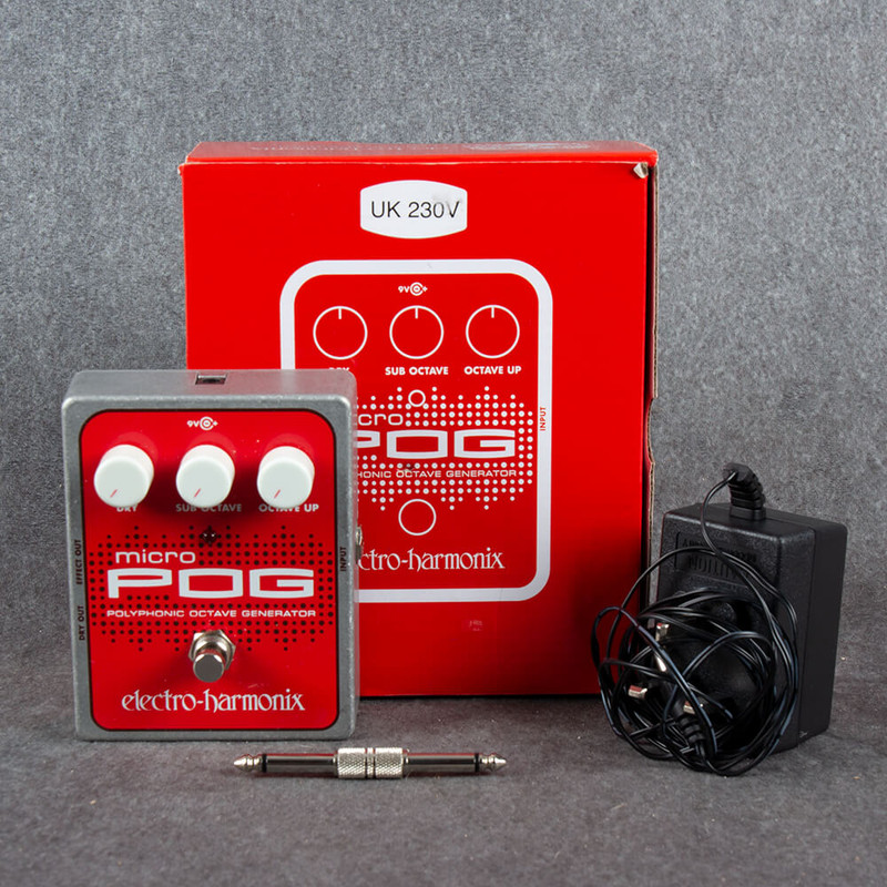 Electro-Harmonix Micro Pog Polyphonic Octave Generator - Box & PSU - 2nd Hand