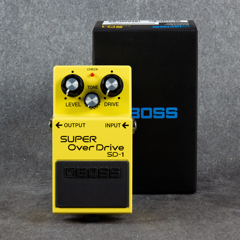 Boss SD-1 Super Overdrive Pedal - Boxed - 2nd Hand (126390)