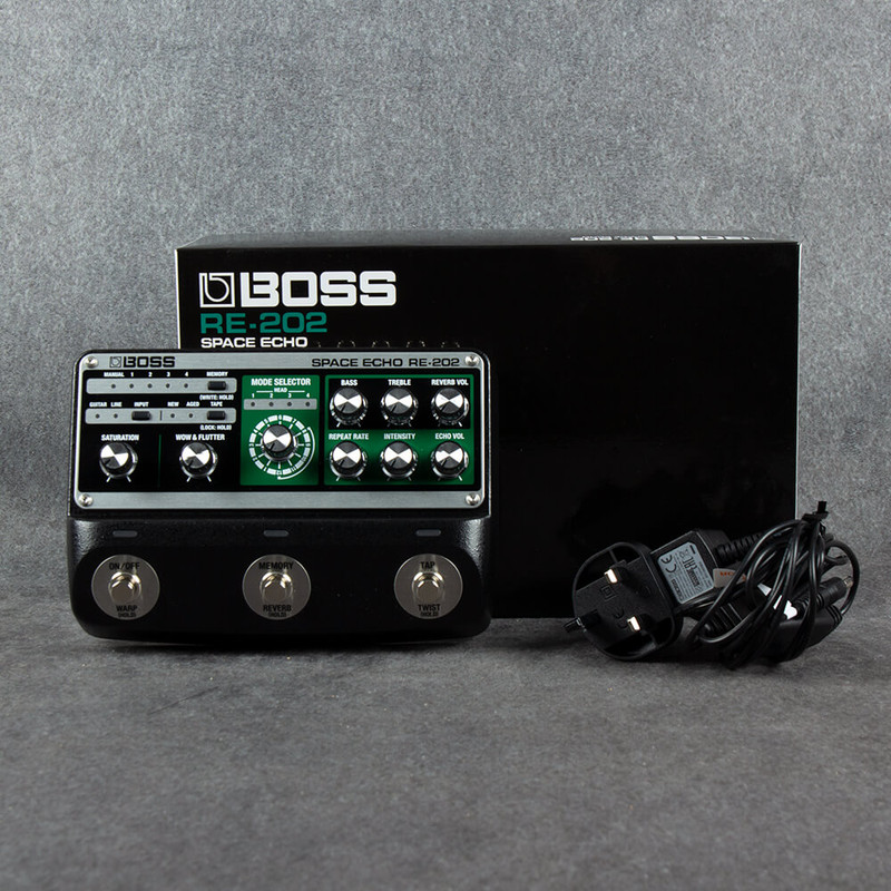 Boss RE-202 Space Echo Digital Delay Pedal - Box & PSU - 2nd Hand