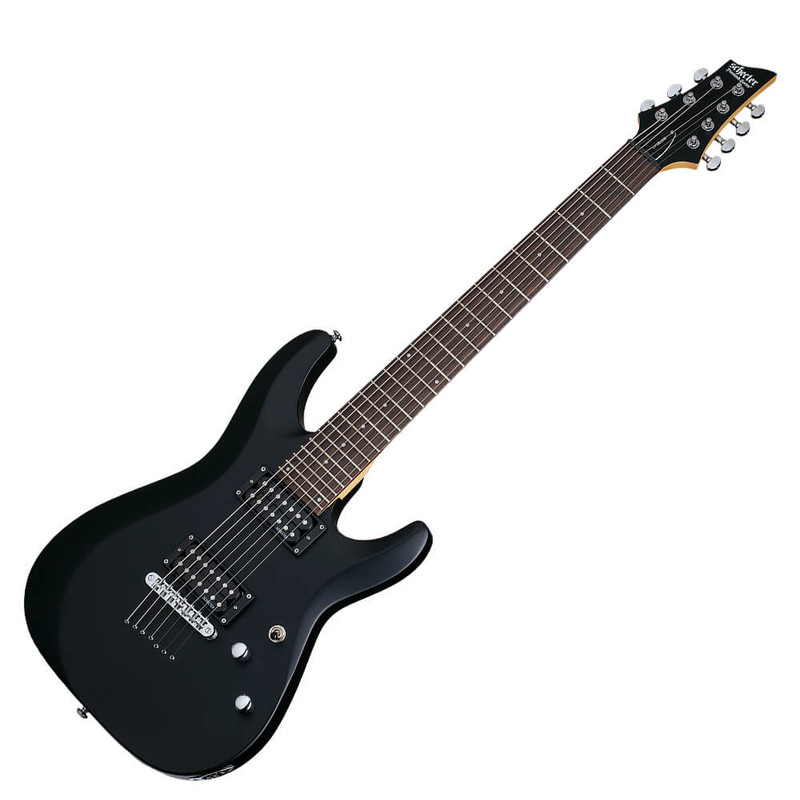 Schecter C-7 Deluxe - Satin Black