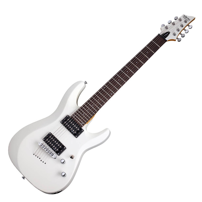 Schecter C-7 Deluxe - Satin White Schecter C-7 Deluxe - Satin White