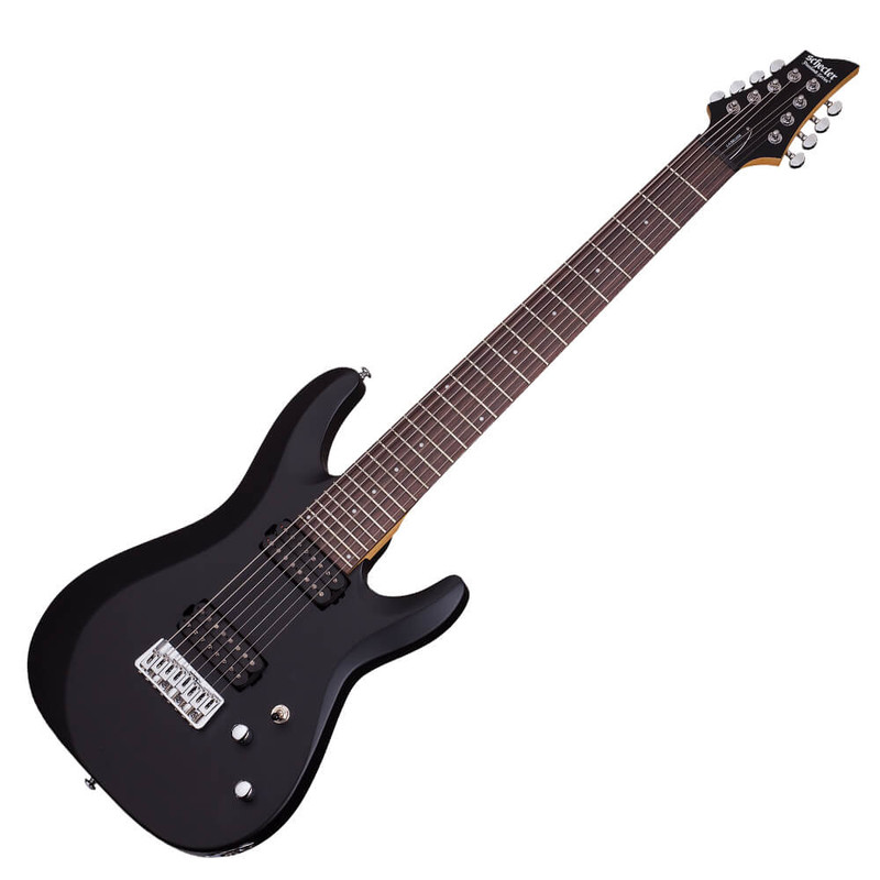 Schecter C-8 Deluxe - Satin Black Schecter C-8 Deluxe - Satin Black