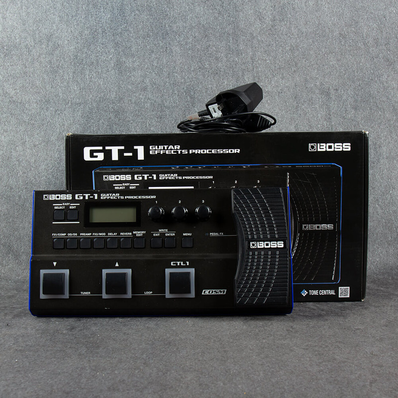 Boss GT-1 Guitar Effects Processor Pedal - Box & PSU - 2nd Hand (126633) Boss GT-1 Guitar Effects Processor Pedal - Box & PSU - 2nd Hand (126633)