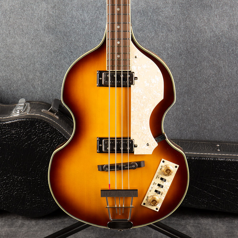 Tanglewood RVB-2 Violin Bass - Violin Burst - Hard Case - 2nd Hand